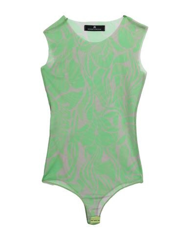 Monique Garçonne Woman Bodysuit Light green Size 4 Polyester | YOOX (US)