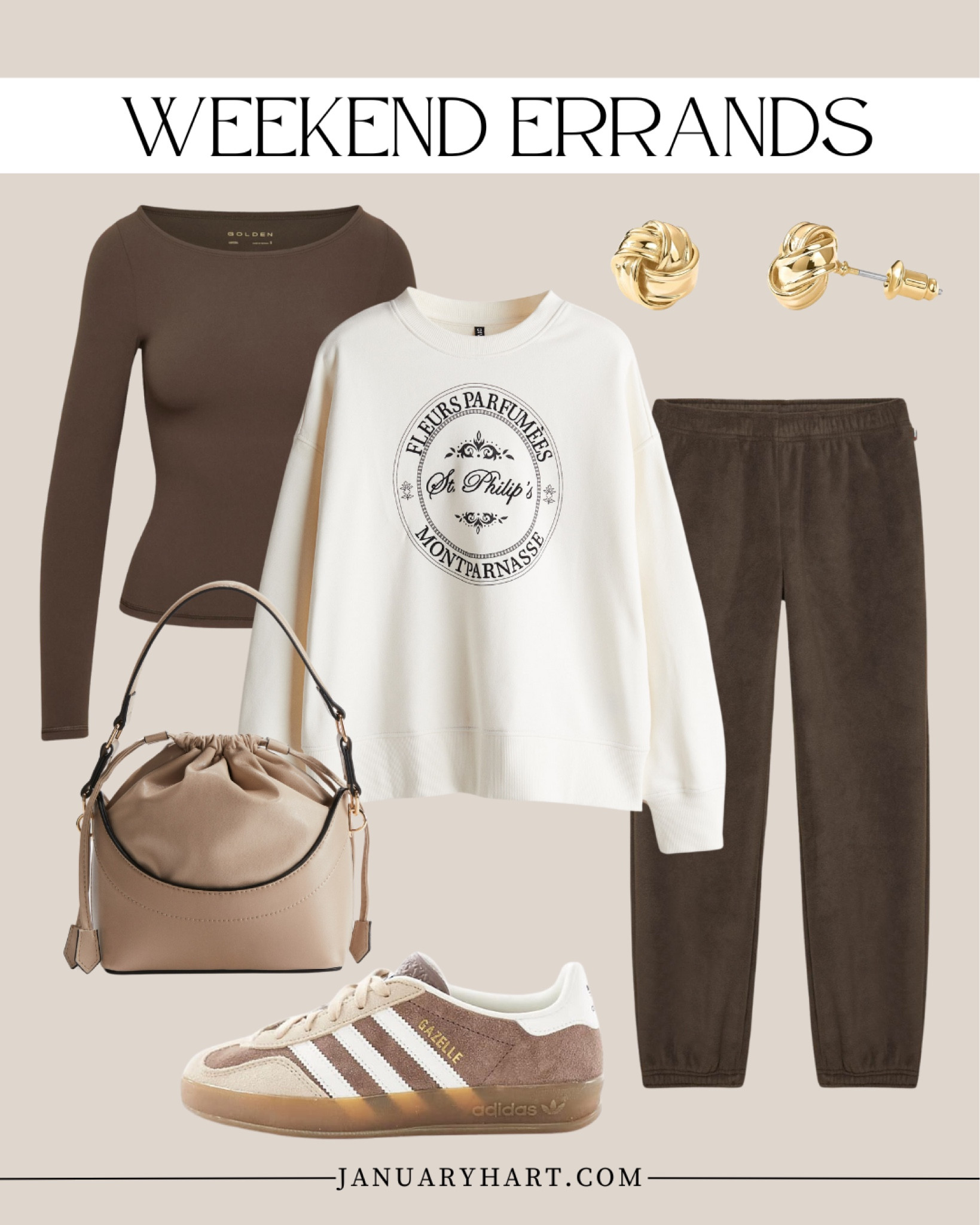The November Look Book 🍁

Fall outfit ideas, joggers, jogger pants, sweatshirt, skims, adidas sneakers, casual outfit ideas, weekend outfit 

#LTKStyleTip #LTKActive #LTKOver40