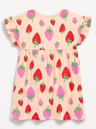 Printed Fit and Flare Dress for Toddler Girls | Old Navy (US)