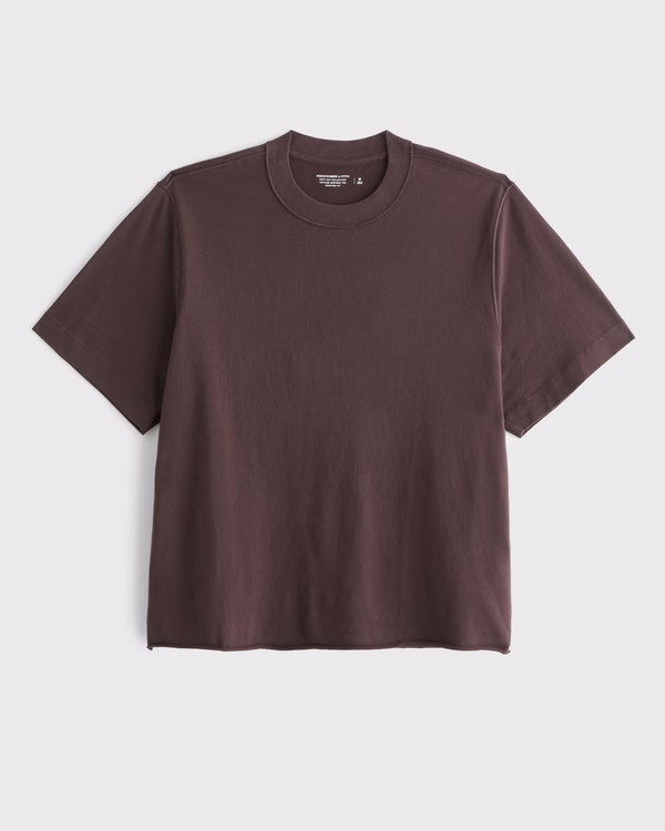 Vintage-Inspired Cropped Tee | Abercrombie & Fitch (US)