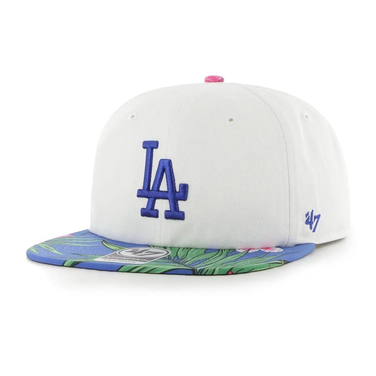 Men's Hurley x '47 White Los Angeles Dodgers Paradise Captain Snapback Hat at Nordstrom, Size One Si | Nordstrom