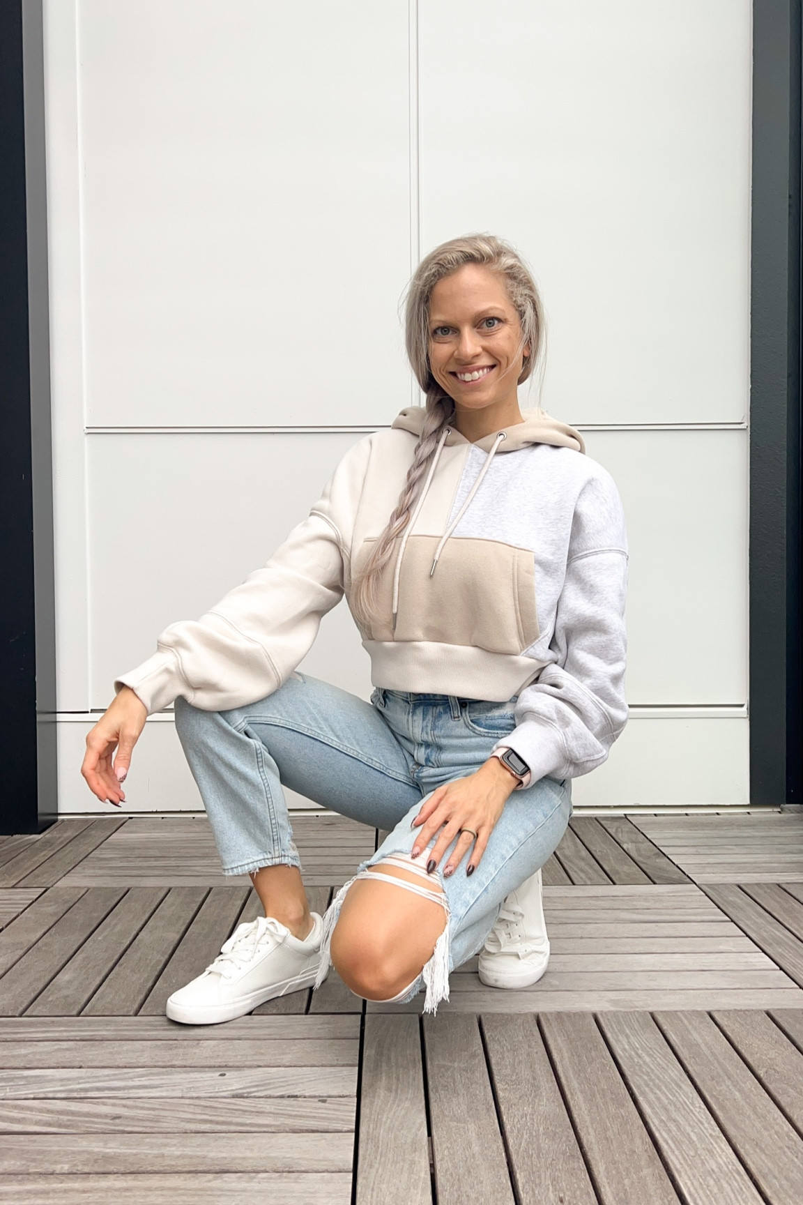 I love this neutral color block hooded sweatshirt from Abercrombie for Fall

#LTKSeasonal #LTKunder50 #LTKunder100