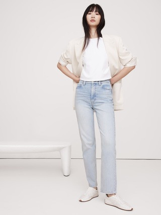 High-Rise 90S Straight Jean | Banana Republic (US)