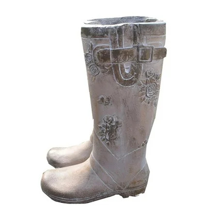 Creative Rainboot Resin Garden Planter Flower Pot Potted Planting Holder Patio Lawn Interior Decorat | Walmart (US)