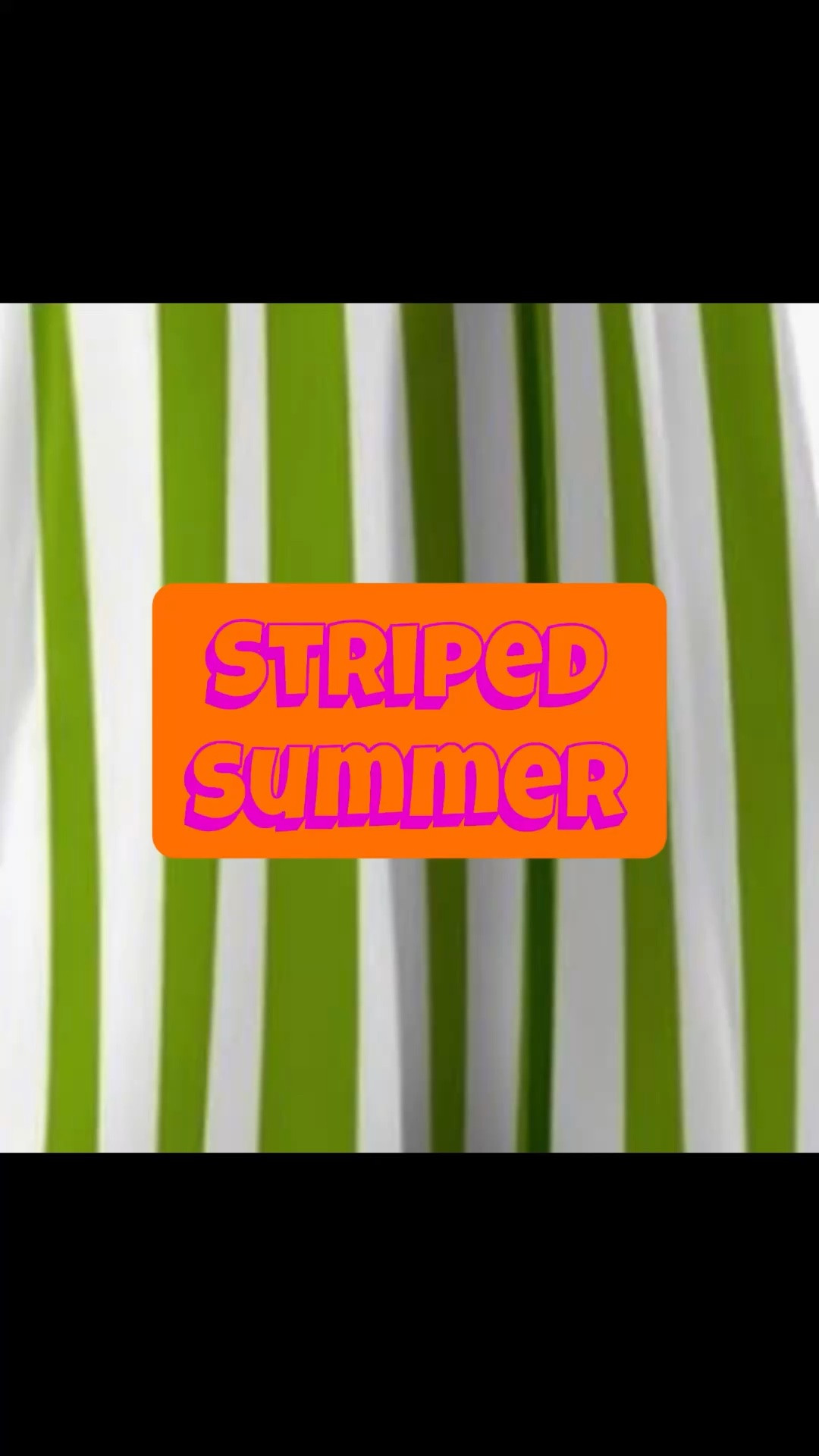 Stripes for summer dress edition