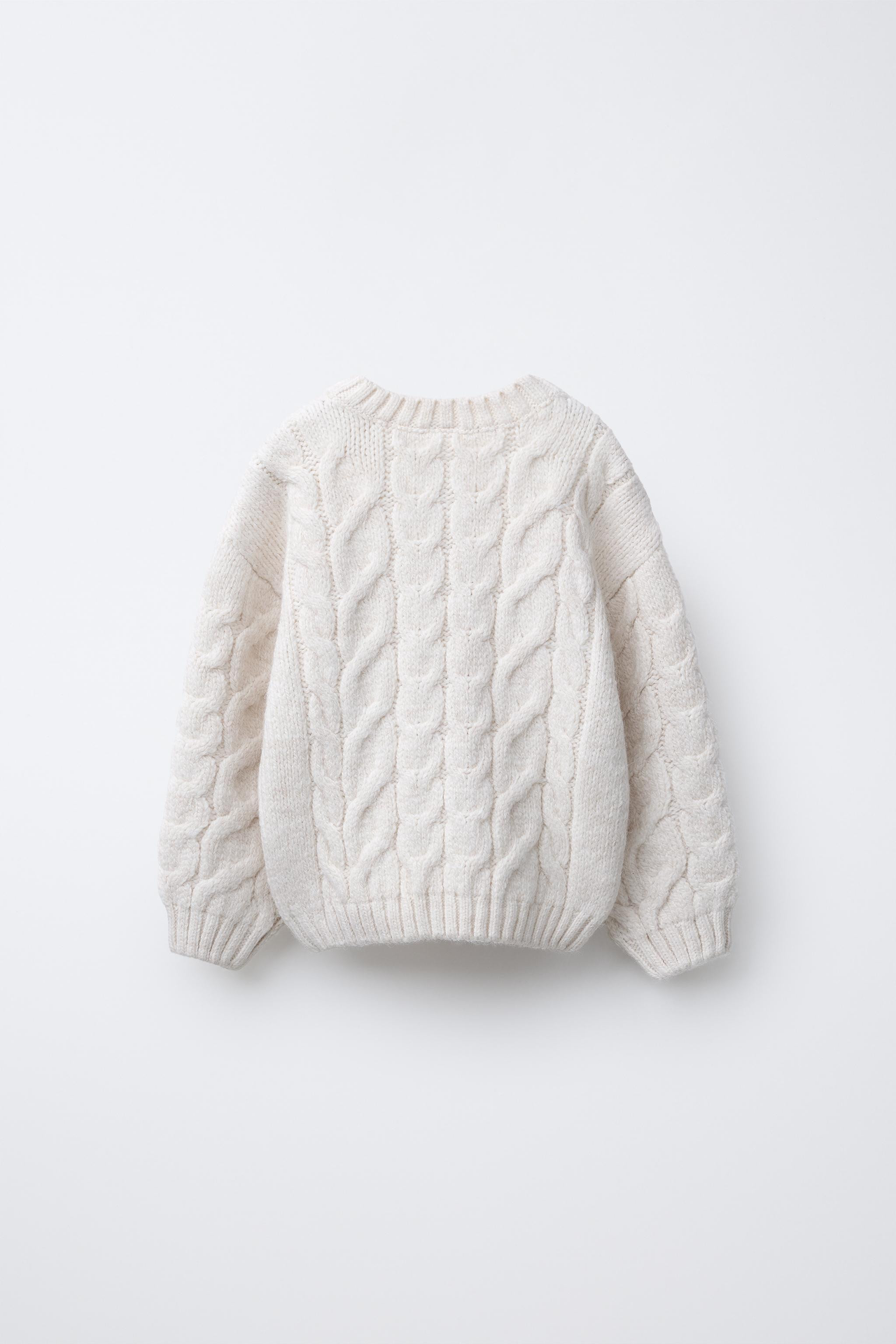 CABLE KNIT SWEATER | Zara US