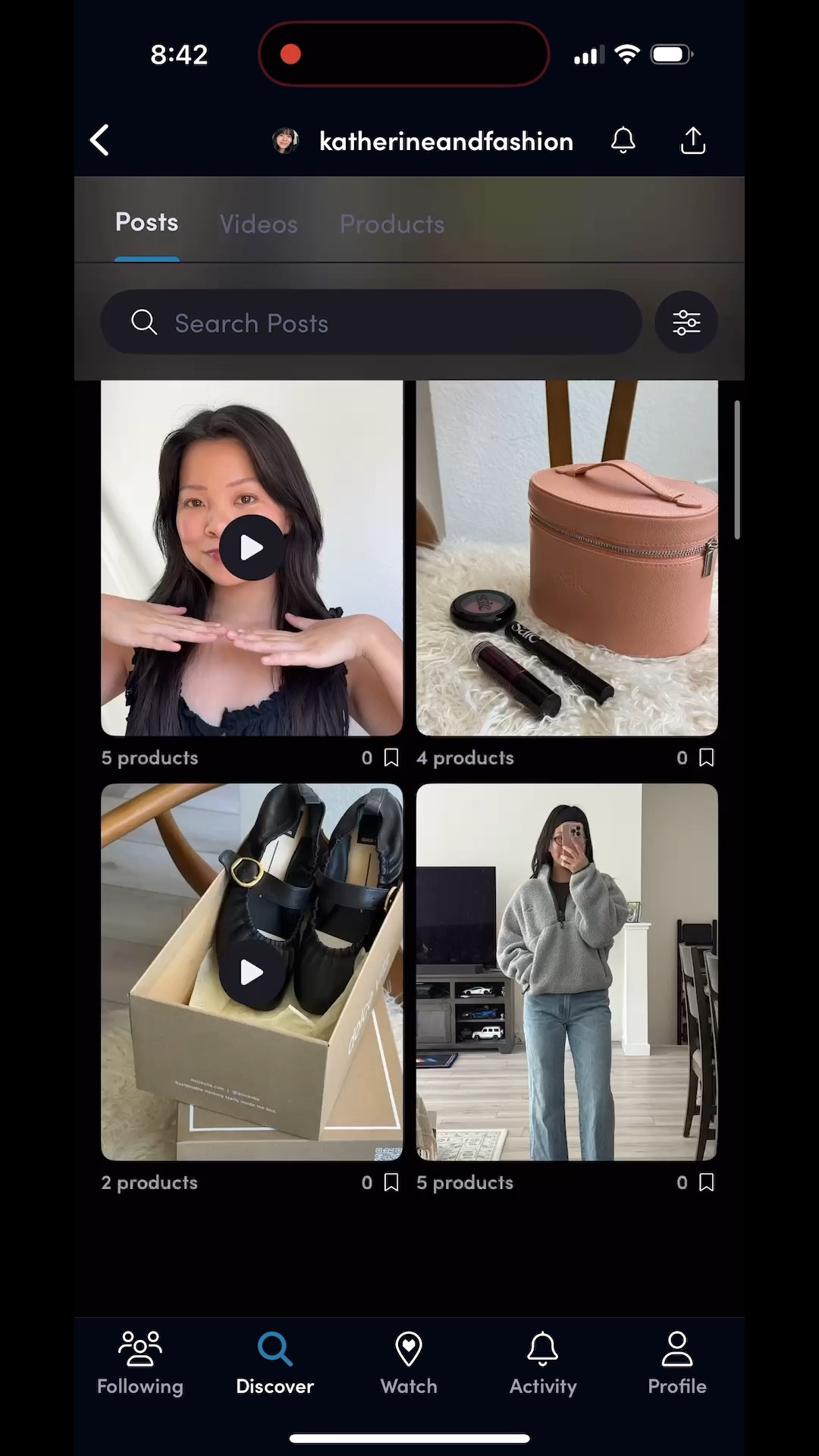 Here’s a quick walkthrough of my LTK! You can view my video posts, products I’ve recently linked and save posts or items to your wishlist

