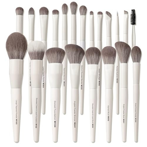 VYNESTRA 20 Pcs Pro Grade Makeup Brushes Set with Dense Ultra Soft Vegan Bristle,Elegant Design Make up Brushes for Powder, Foundation,Bronzer,Highlight,Face Blending Contour, Concealer, Eye shadow | Amazon (US)
