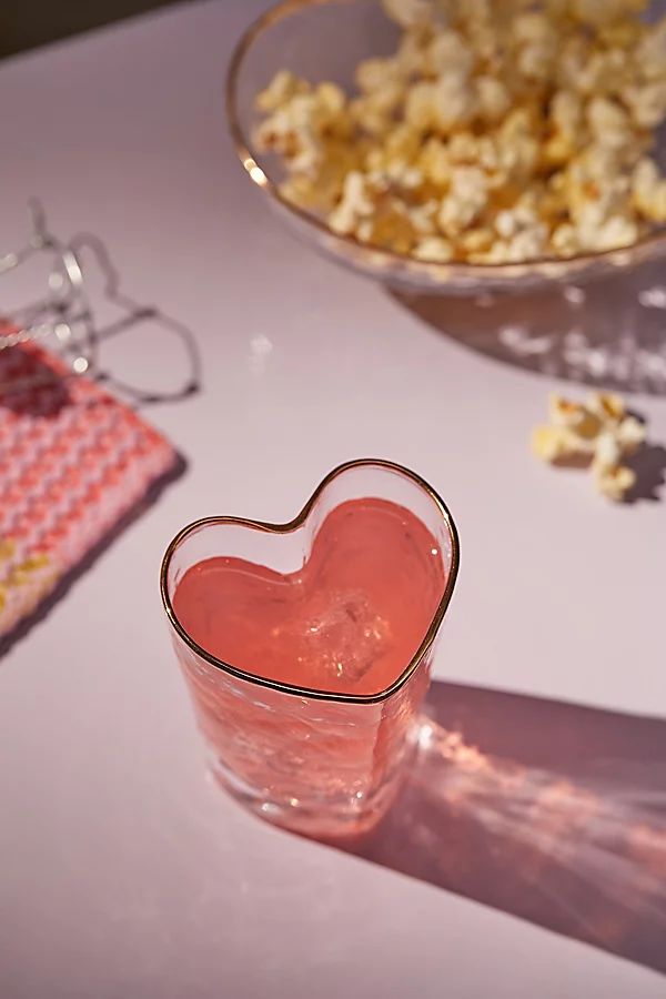 Heart Shaped Juice Glass | Urban Outfitters (US and RoW)