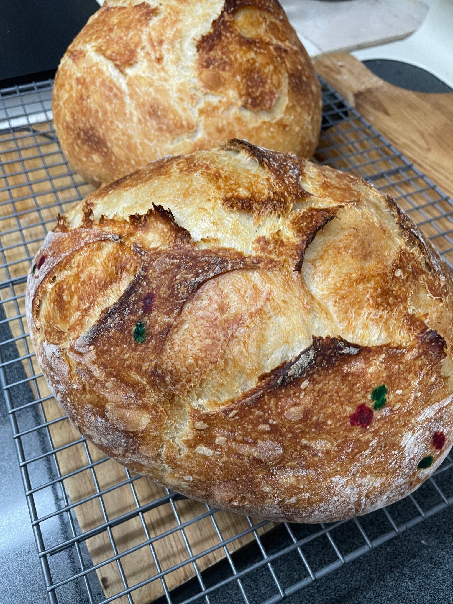 First time using edible ink markers! Stoked to make Christmas designs on my loaves 🍞#sourdough

#LTKHoliday #LTKSeasonal #LTKHome