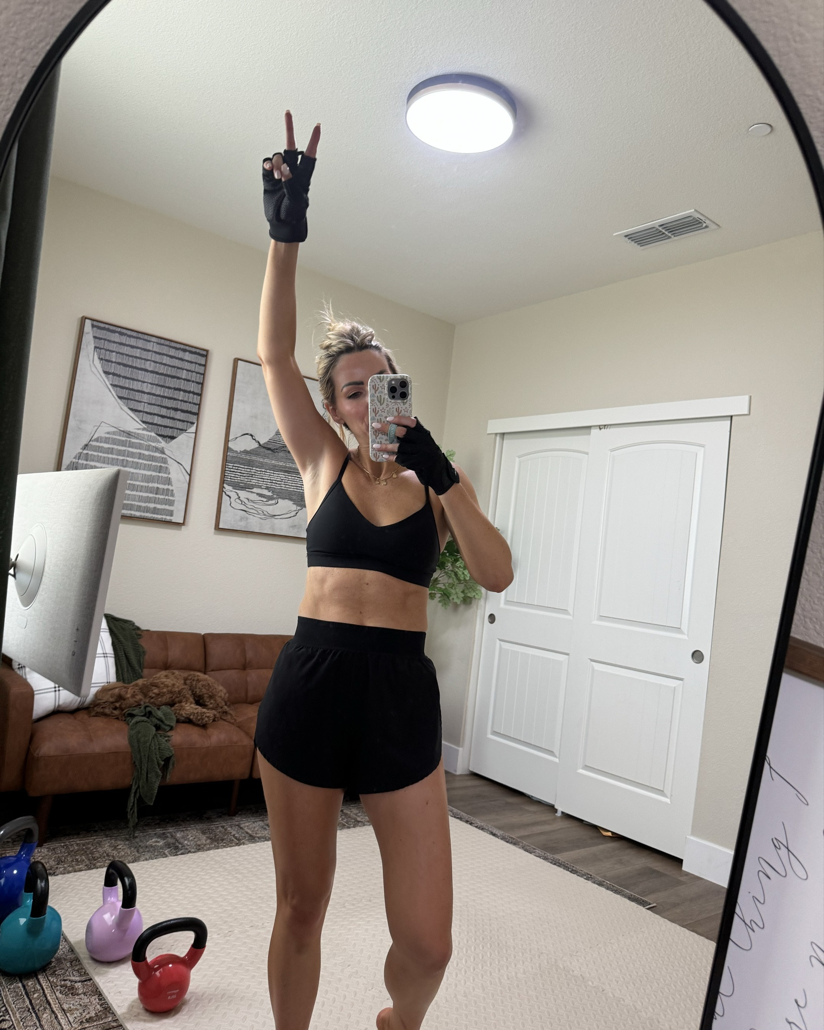 Amazon activewear 
Sports bra size small
Lulu look for less bike shorts size small
At home workout equipment Amazon 


#LTKVideo #LTKActive #LTKFitness