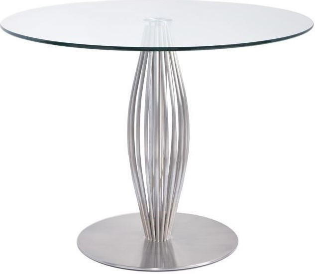42 Inch Dining Table In Silver | 1stopbedrooms