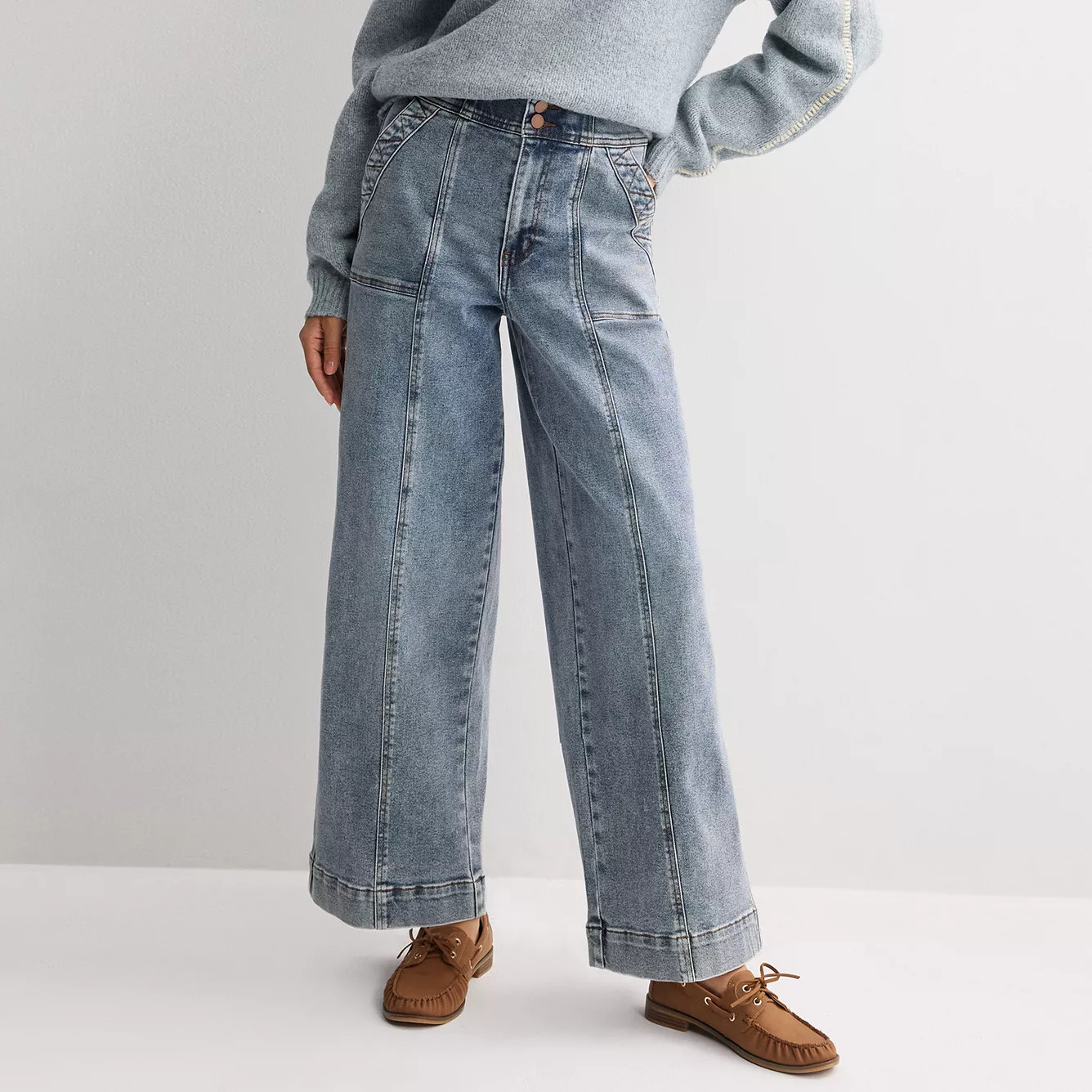 Women's Farmers Market Wide Leg Denim Jeans | Kohl's