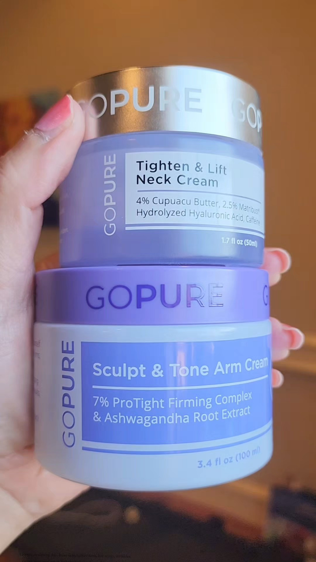 Okay, so I wasn’t expecting to be this into a neck and arm cream, but here we are. 😂The GOPURE Sculpting Duo is seriously changing the game for my skincare routine. I’ve always been self-conscious about loose skin on my neck (hello, turkey neck vibes) and those bat wings on my arms, but this duo has me feeling so much more confident.The neck cream is like a little magic in a jar—my skin feels smoother, and I swear it looks way more firm. And don’t even get me started on the arm cream. That crepey skin texture? BYE. It’s funny how something so simple can make such a big difference.If you’re into over 40 skincare or just want to level up your body care, this is such a good find. Anti-aging, firming cream vibes without feeling heavy or greasy. Obsessed. 😍Gopure really understood the assignment with this sculpting duo. 👏#Gopure #SculptingDuo #LooseSkin #TurkeyNeck #BatWings #Wrinkles #CrepeySkin #AntiAging #FirmingCream #Over40Skincare #SkincareRoutine #BodyCare @gopure

#LTKFindsUnder100 #LTKBeauty #LTKOver40
