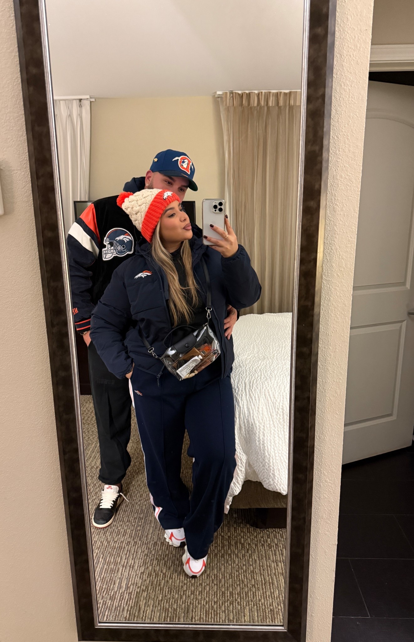 Game Day Attire💙🧡 — linked the heat tech turtle neck and leggings that I would’ve not survived without Lol

#LTKMidsize #LTKSeasonal