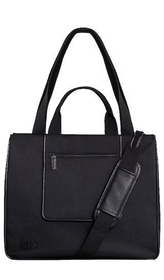 BEIS The East / West Tote in Black. | Revolve Clothing (Global)