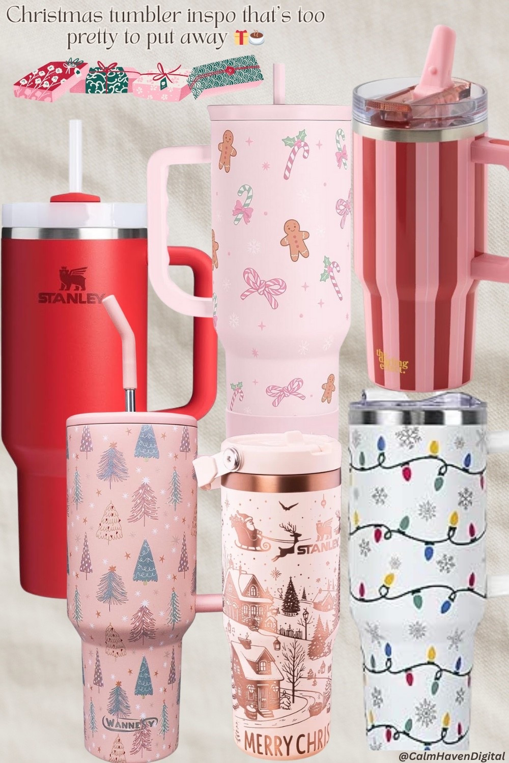 Christmas tumbler inspo that’s way too cute to put away 🎁☕️
I’m in my cozy drink era and these are giving holiday girl routine ✨
🫶 Linked on my LTK — grab your fave before they sell out 🤍


#LTKHoliday #LTKSeasonal #LTKGiftGuide