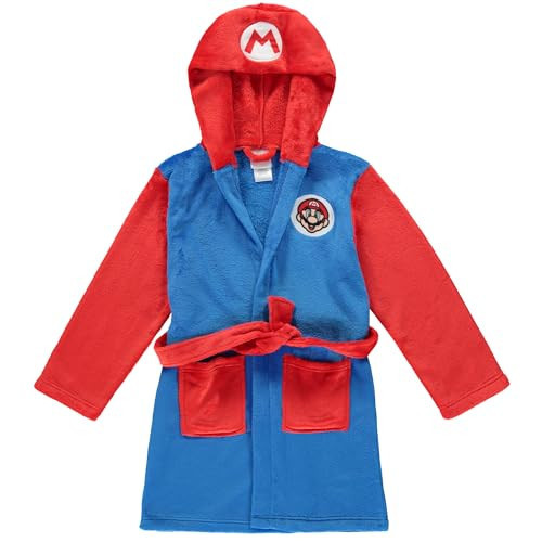 Super Mario, Pokémon & Sonic Fleece Kids Hooded Robe - Super Soft Plush Bathrobe for Boys with Pockets - Official Product | Amazon (US)