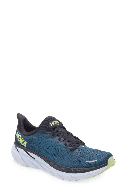 HOKA Clifton 8 Running Shoe in Blue Coral /Butterfly at Nordstrom, Size 12 | Nordstrom