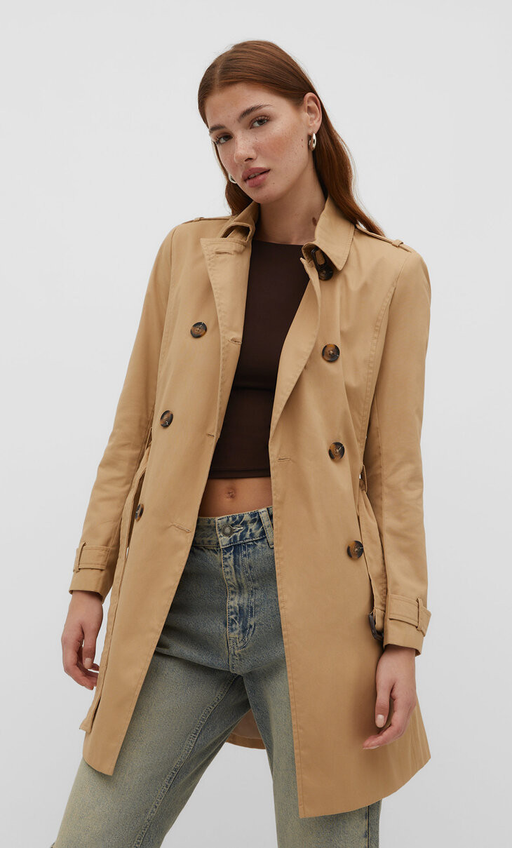 Kurzer Trenchcoat | Stradivarius DE