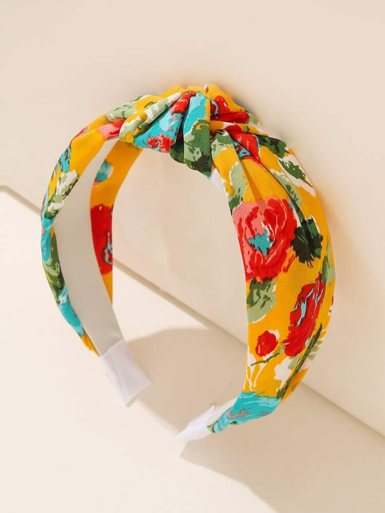 Floral Print Knot Headband | SHEIN