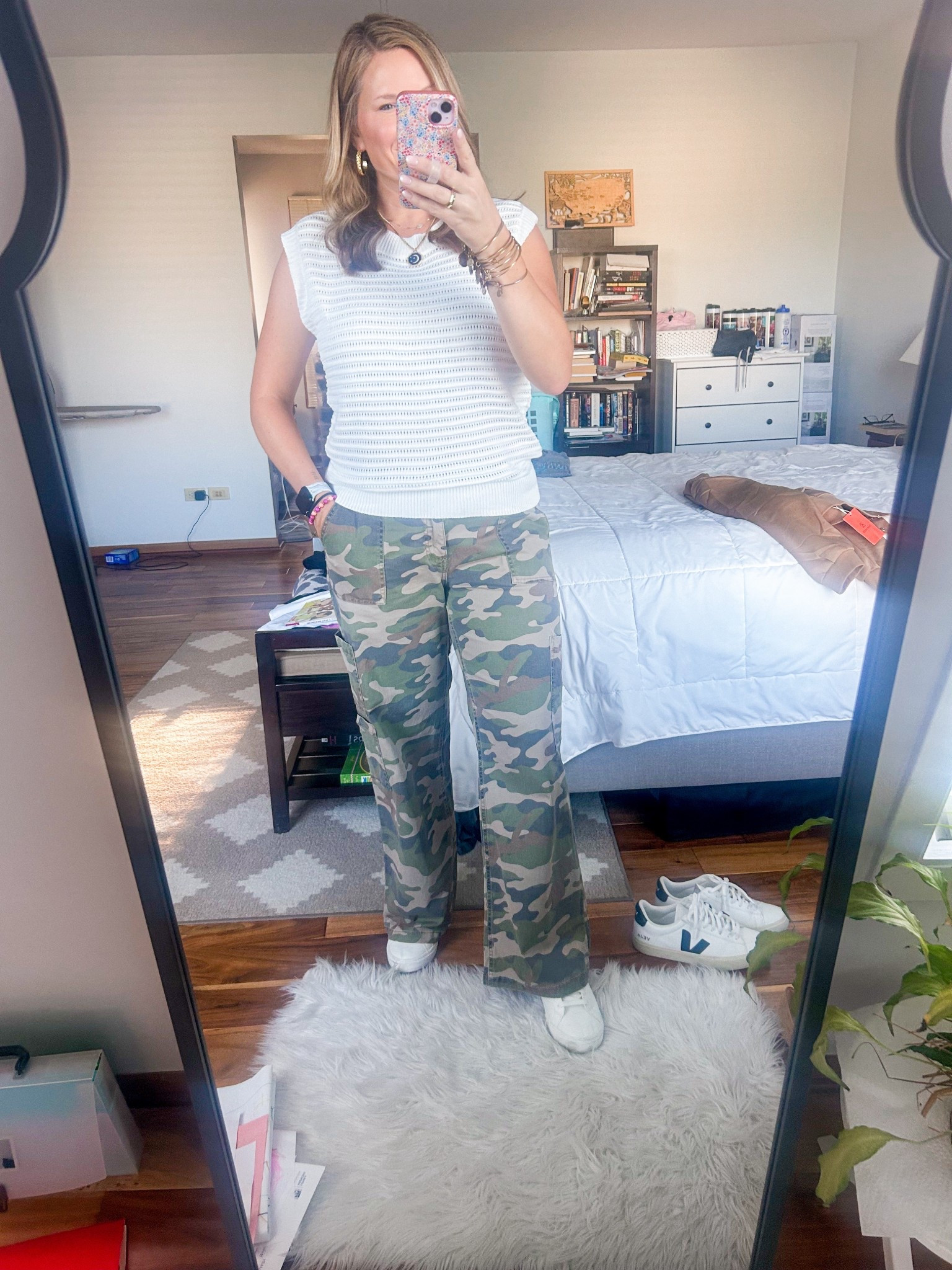 Went a little more casual for school today! My room is freezing so didn’t want to do a dress again. I have these viral pants in multiple colors - fit TTS  

#LTKOver40 #LTKFindsUnder50 #LTKMidsize