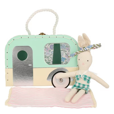 Meri Meri Caravan Bunny Mini Suitcase Doll (Pack of 1) | Target