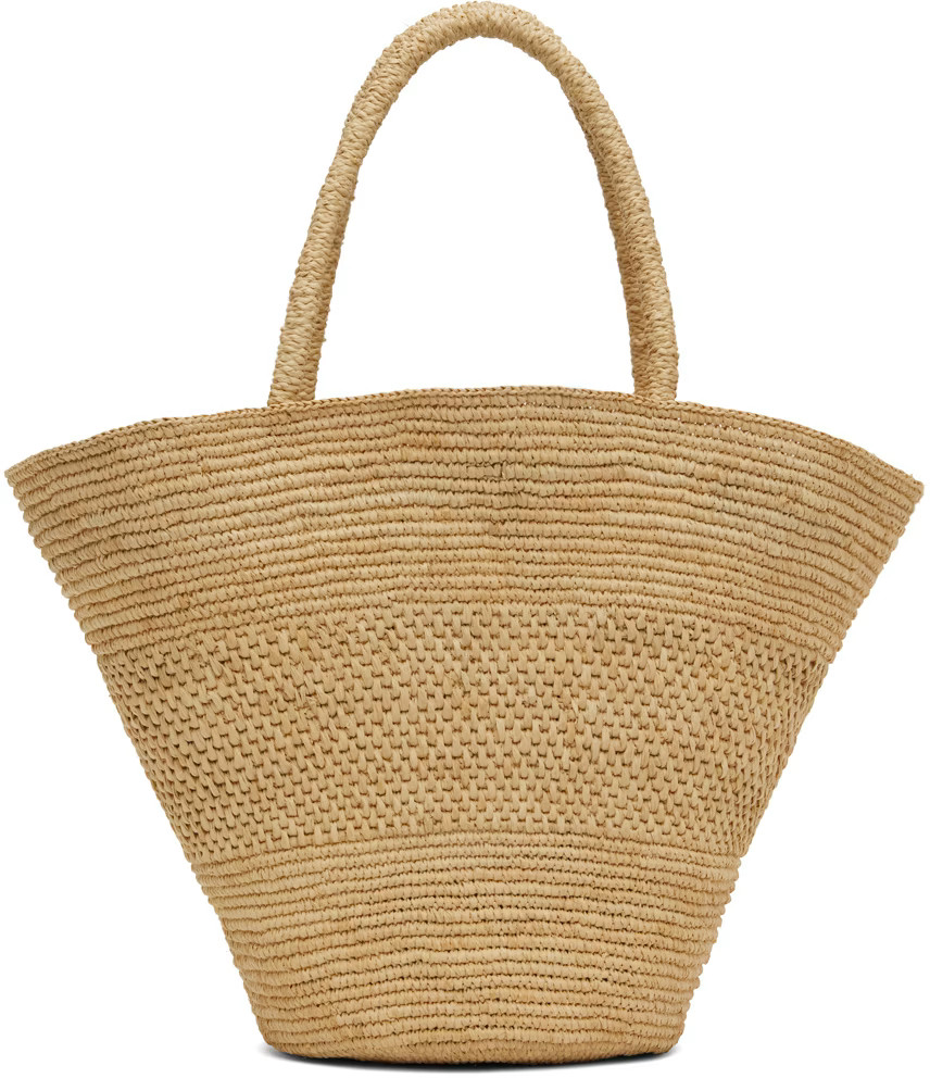 Beige Emilie Tote | SSENSE