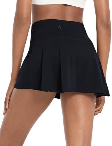 baleaf Women's 13" Tennis Skirts Golf Skort High Waisted Athletic Pleated Pockets Linner Running ... | Amazon (US)
