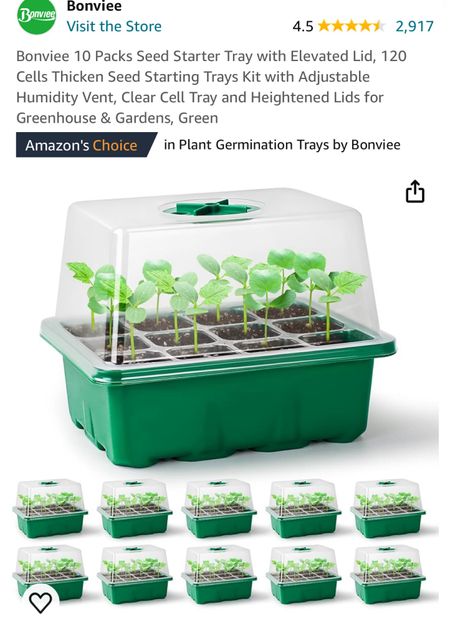 Seed starter trays I bought for my balcony veggie garden🌱👩🏽‍🌾

#LTKSeasonal #LTKHome