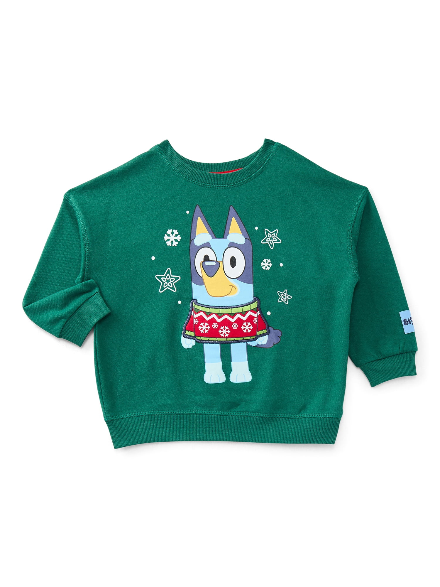 Bluey Toddler Boys Graphic Sweatshirt with Long Sleeves, Sizes 12M-5T | Walmart (US)