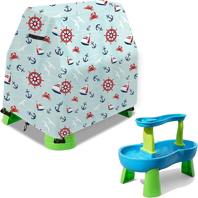Kids Water Table Cover Fit Rain Showers Splash Pond Water Table,Waterproof Dust Proof Anti-UV Out... | Amazon (US)
