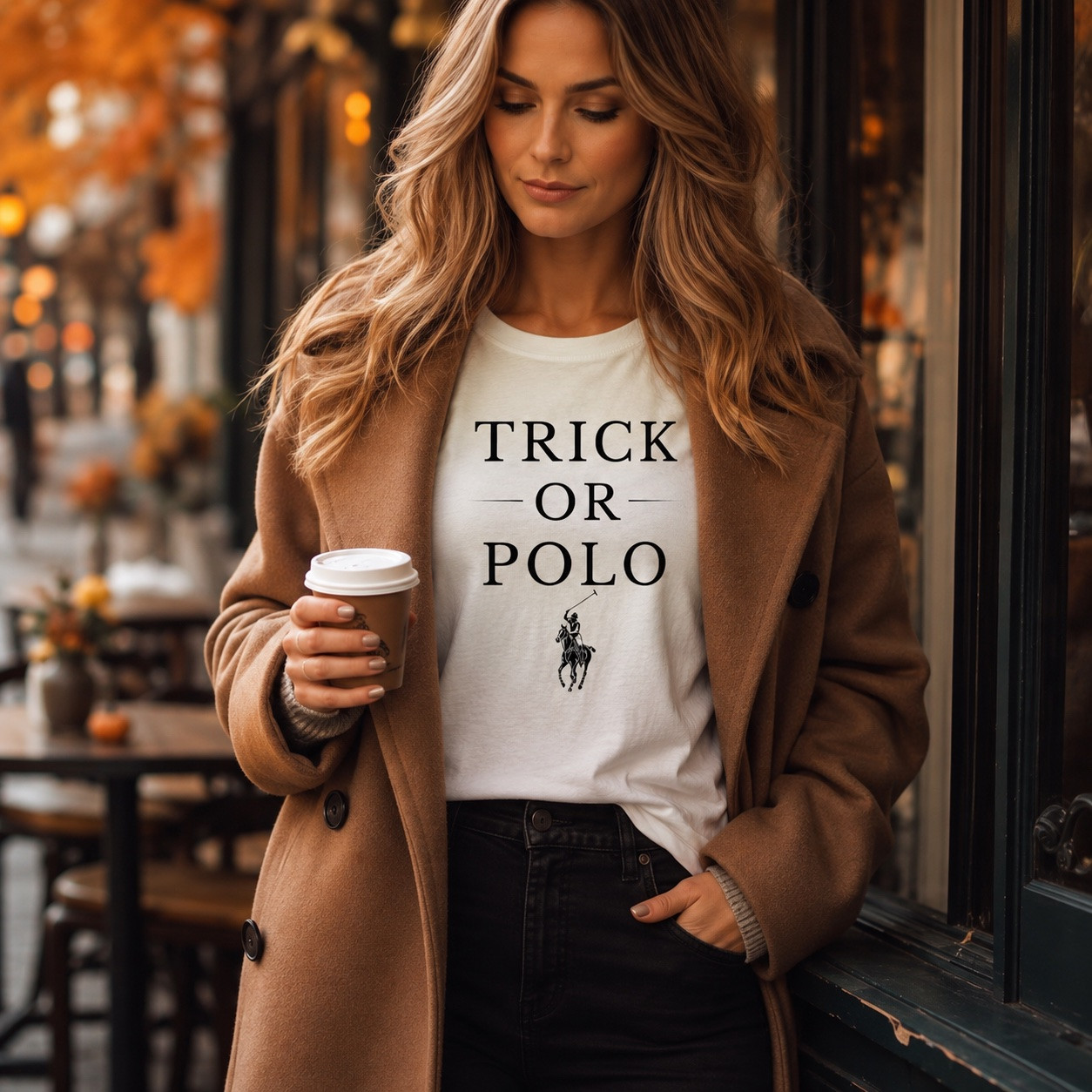 🎃🐎 Trick or Polo, but make it fall. 🤎

The cutest little twist on a classic preppy look! This Trick or Polo tee is perfect for those crisp fall days when you want to be festive without wearing an over-the-top Halloween shirt. Style it under a camel coat with jeans, loafers or riding boots and a warm coffee in hand for that effortless equestrian-inspired autumn look. ☕🍂

I linked the shirt so you can shop the look! 🤍

#PreppyFall #HalloweenStyle #EquestrianStyle #FallOutfitIdeas #LTKStyle
