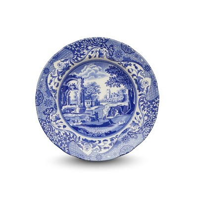 Spode Blue Italian 9" Earthenware Soup Bowl Plate | Target