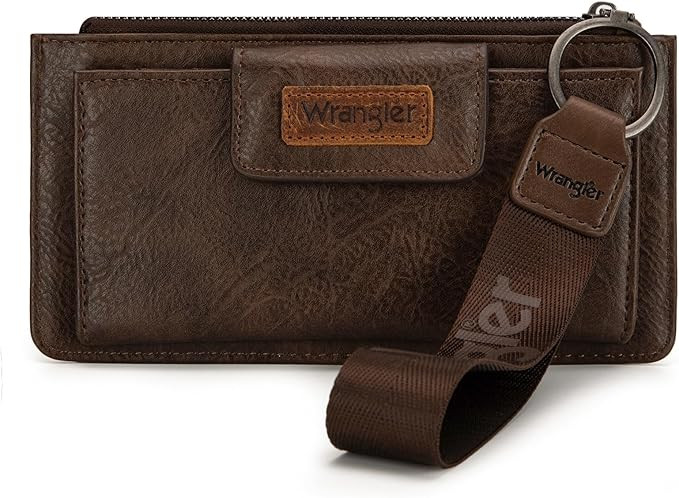 Montana West X Wrangler Minimalist Wallet Women Card Cases & Money Organizers Wristlet with Walle... | Amazon (US)