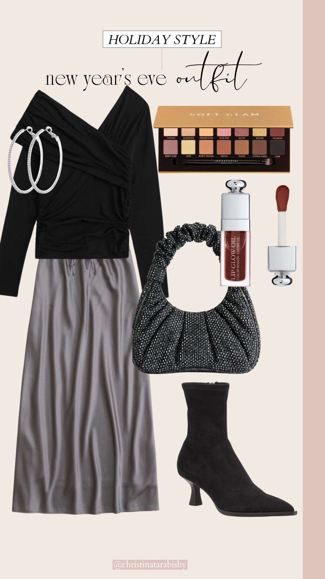New Year’s Eve outfit idea. Satin maxi skirt, sock booties  

#LTKHoliday #LTKParties #LTKSeasonal