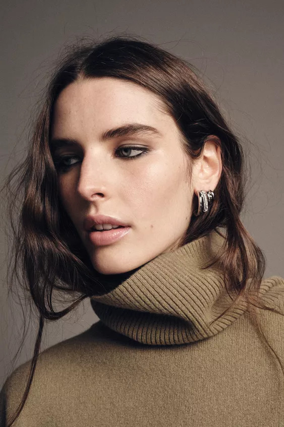 SPARKLY HOOP EARRINGS | Zara UK