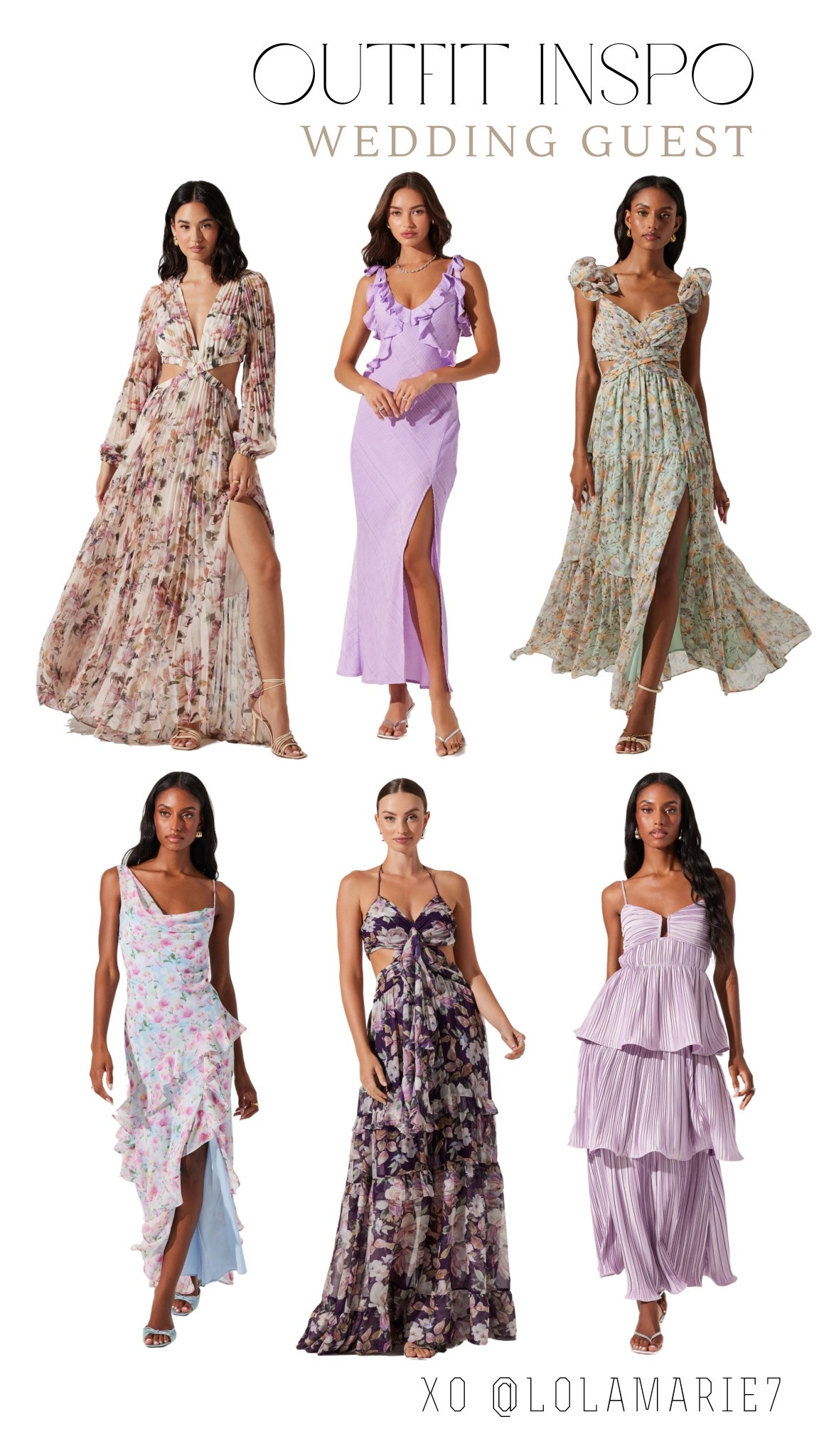 Outfit Inspo: Wedding Guest 

#weddingguestdeess #springwedding #summerwedding 

#LTKStyleTip #LTKSeasonal #LTKWedding