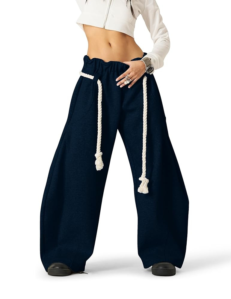 Aelfric Eden Super Baggy Barrel Sweatpants Wide Leg Pants for Women Men Casual Elastic Waist Unis... | Amazon (US)
