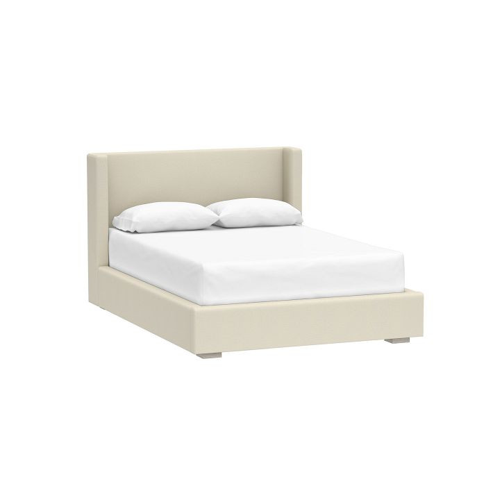 Shelter Upholstered Classic Bed | Pottery Barn Teen