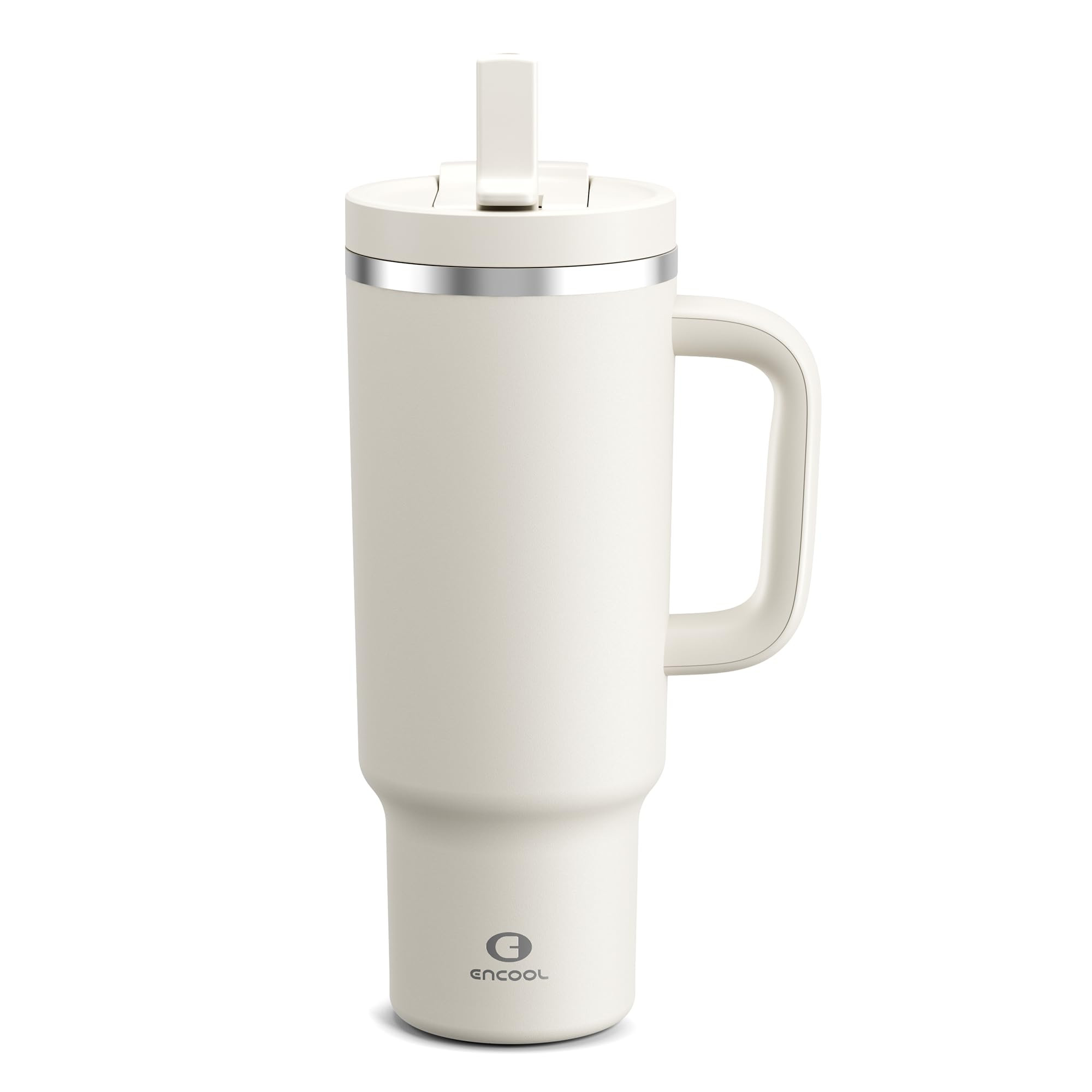 40 oz Tumbler with Handle and Straw: Stainless Steel Insulated Tumbler Keeps Cold for 24 Hours, L... | Amazon (US)