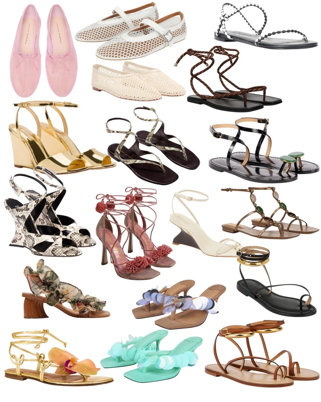The best summer shoes - from mesh flats, gladiator sandals, wedges, sequin heels, and floral heels 

#summerstyle #summershoes #leathersandals

#LTKShoeCrush