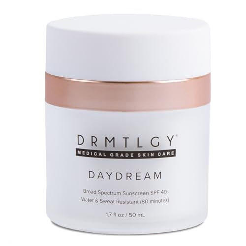 DRMTLGY Day Dream Sunscreen & Face Moisturizer SPF 40 – Water & Sweat-Resistant Sunscreen for Sensitive Skin – UVA/UVB Protection, Skin Care & Makeup Friendly | Amazon (US)