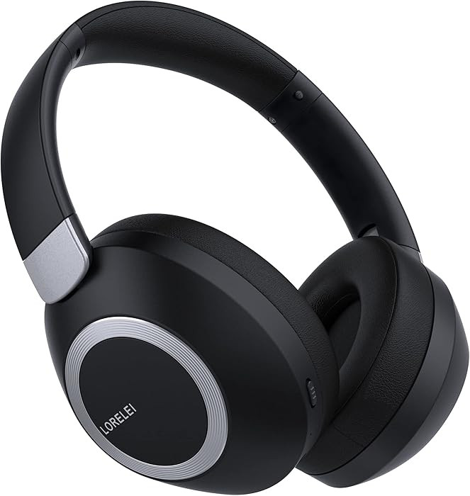 LORELEI B-C6 Wireless Over Ear Headphones, 50H Playtime Foldable Lightweight Bluetooth Headsets, ... | Amazon (US)