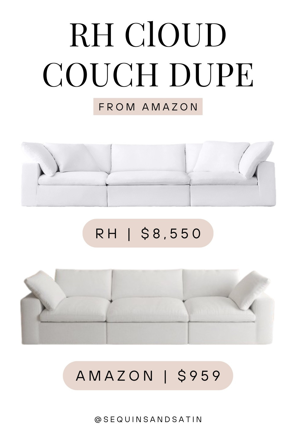 RH Cloud Couch dupe from Amazon!

RH Cloud Couch dupe, RH Cloud Sofa dupe, best RH Cloud Couch dupe, Amazon Cloud Couch, Amazon Cloud Couch dupe, Cloud Couch alternative, Cloud Sofa dupe, Restoration Hardware dupe, RH furniture dupe, designer furniture dupe, affordable furniture, affordable sectional, modular sectional sofa, modular couch, cloud sectional, living room sofa, living room furniture, home decor, apartment furniture, furniture finds, Amazon furniture finds, Amazon home decor, home decor finds, budget furniture, luxury furniture dupe, look for less, furniture look for less, designer inspired, home decor, amazon home finds 

 #LTKHome