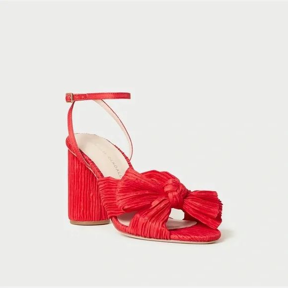 Loeffler Randall Women's Camellia Bow Heel, Red, Size 7 | Poshmark