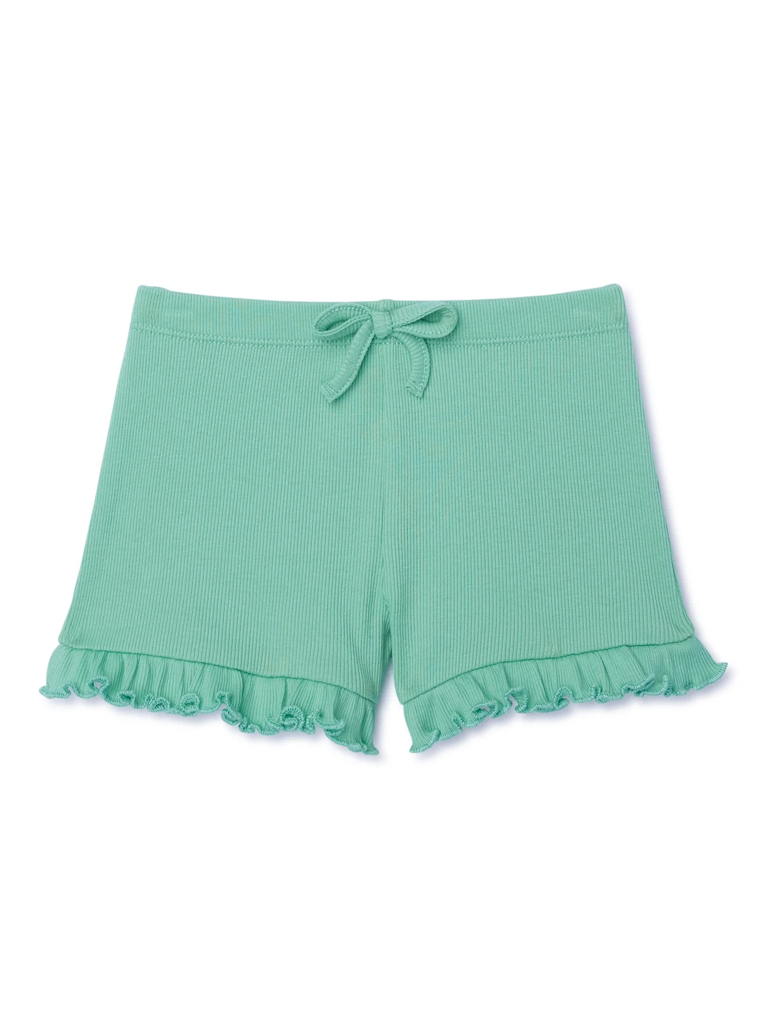 Garanimals Toddler Girl Solid Ruffle Short, Sizes 18M-5T | Walmart (US)
