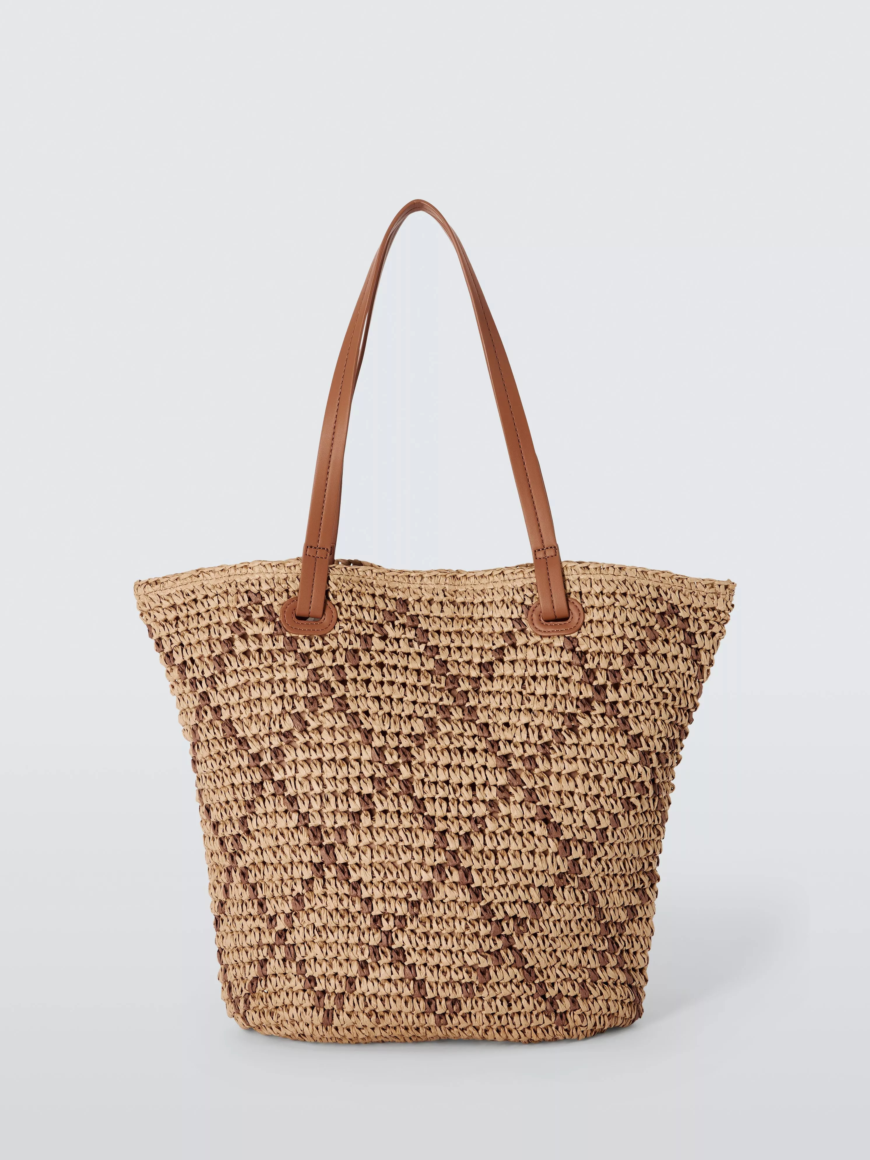 John Lewis Raffia Shopper Bag, Natural | John Lewis (UK)