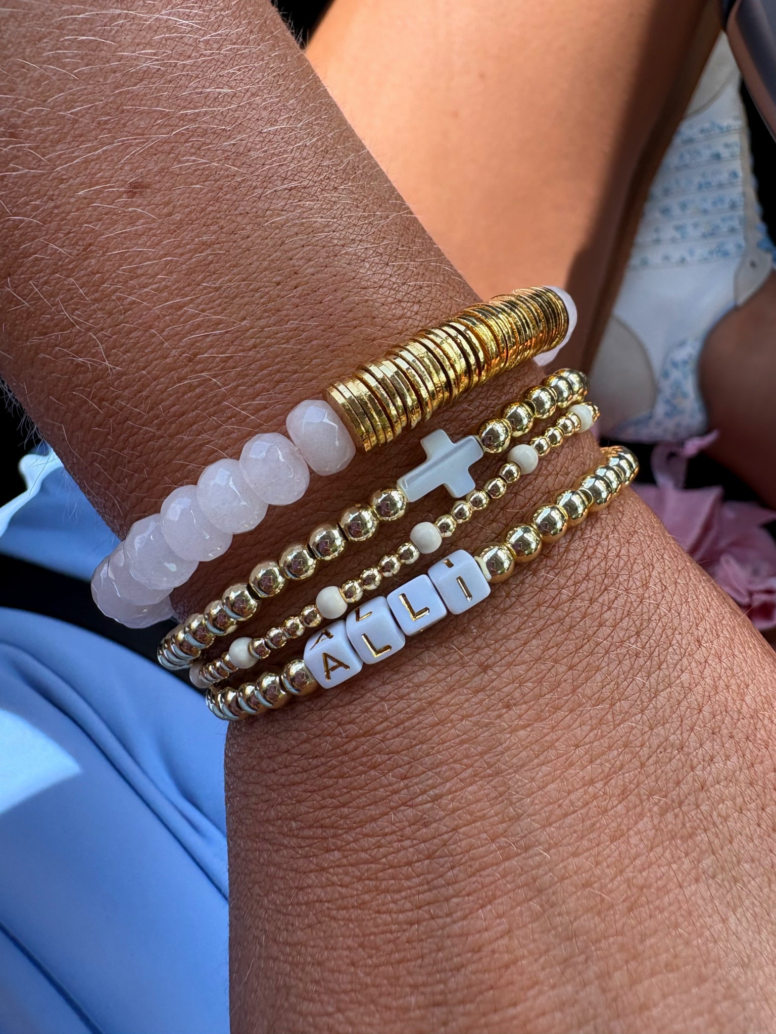The cutest stack from @cocosbeadsandco 🫶🏽

#LTKootd #LTKMothersDay #LTKFestival
