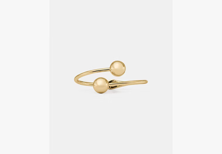 Kate Spade Dot Hinged Cuff, Gold | Kate Spade Outlet